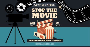 stop the movie (16 x 9 in) - 1
